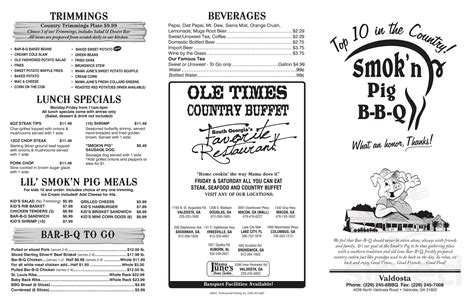 ole times country buffet menu today|ole times buffet locations.